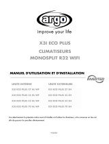 Argo X3I ECO PLUS MONO 27 Installation & User Manual