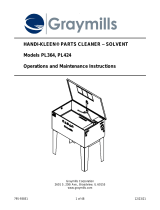 Graymills Solvent Handi-Kleen PL364 PL424 -1204 Le manuel du propriétaire