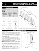 Deckorators Contemporary Cable Continuous Top Rail Bracket Guide d'installation