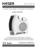 HAEGER Fan heater Versatile Manuel utilisateur