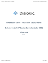 Dialogic Virtualized Environment Guide d'installation