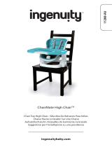 ingenuity SmartClean ChairMate High Chair - Slate Le manuel du propriétaire