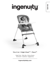 ingenuity Trio 3-in-1 High Chair - Flora the Unicorn Le manuel du propriétaire