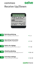 Selve commeo Receive Up/Down Mode d'emploi