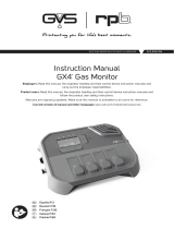 RPB GX4 Gas Monitor Manuel utilisateur
