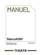 GATE NanoASR Le manuel du propriétaire