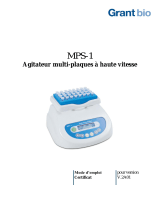 Grant Instruments MPS-1 High Speed Shaker Vortex Mixer Manuel utilisateur