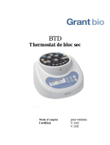 Grant Instruments BTD Dry Block Heater Manuel utilisateur