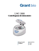 Grant Instruments LMC-3000 Low Speed Benchtop Centrifuge Manuel utilisateur