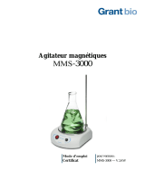 Grant Instruments MMS-3000 Magnetic Stirrer Manuel utilisateur