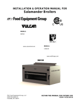 Vulcan 36ESB C36ESB Salamander Broiler Le manuel du propriétaire