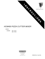 Hobart HCM450 Pizza Cutter Mixer Manuel utilisateur