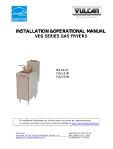 Vulcan VEG Series Fryer Gas Le manuel du propriétaire