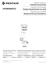 Hydromatic P33A1 Pedestal Sump Pump Le manuel du propriétaire