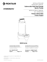 Hydromatic Submersible High Head Sewage Ejector Pumps Le manuel du propriétaire