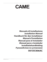 CAME DC006AC Guide d'installation