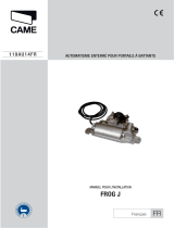 CAME FROG-J, FROG-JN Guide d'installation