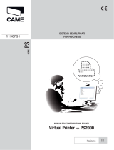 CAME PS2000 VIRTUAL PRINTER Guide d'installation