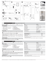 CAME SDT325 Guide d'installation