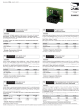 CAME SGV256, SGV64 Guide d'installation