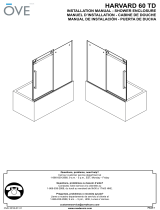 OVE Harvard Tub door-ORB Guide d'installation