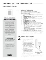 DMP 1141 Wireless Wall Button Guide d'installation