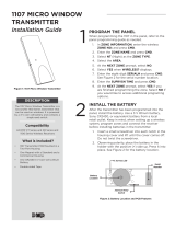 DMP 1107 Micro Window Transmitter Guide d'installation
