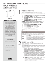 Digital Monitoring Products 1154 Wireless Four-zone Input Module Guide d'installation