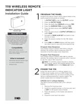 DMP 1118 Remote Indicator Light Guide d'installation