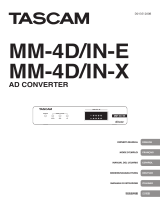 Tascam MM-4D/IN Le manuel du propriétaire