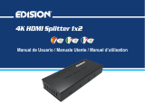 Edision 4K HDMI Splitter 1x2 Manuel utilisateur
