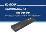 Edision 4K HDMI Splitter 1x8 Manuel utilisateur
