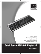 SPEEDLINK Quick Touch USB-Hub Keyboard Mode d'emploi