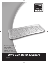 SPEEDLINK Ultra Flat Metal Keyboard Mode d'emploi