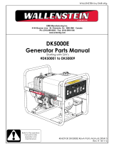 Wallenstein DK5000E Generator Parts Manual