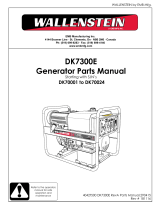 Wallenstein DK7300E Generator Parts Manual