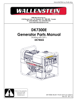 Wallenstein DK7300E Generator Starting Parts Manual