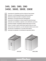 Sentiotec 345E-390E Manuel utilisateur