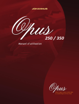 Johannus Opus 250 Manuel utilisateur