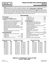 Edelbrock 14771477 Mode d'emploi