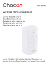 Chacon 34046 Wireless Remote Keyboard Manuel utilisateur