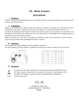 Chacon ACCVDP-03 Manuel utilisateur