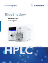Knauer BlueShadow Pompe 80P Le manuel du propriétaire