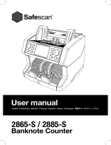 Safescan 2865-S / 2885-S Guide d'installation