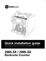 Safescan 2985-SX / 2995-SX Guide d'installation
