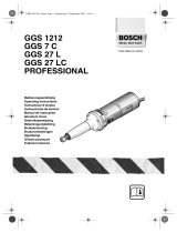 Bosch GGS 27 L Mini Collet Grinder Manuel utilisateur