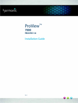 Harmonic ProView 7000 3.6 Guide d'installation