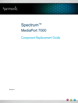Harmonic MediaPort 7700 Component Replacement Guide