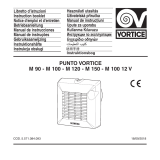 Vortice Punto M 100 ATHCS Manuel utilisateur