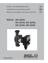 Speck pumpen INOVA NH II 32/60 Mode d'emploi